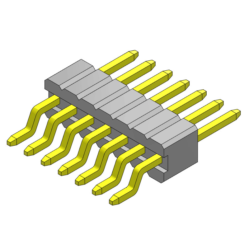 P/H1.27mm 單排排針 ED101